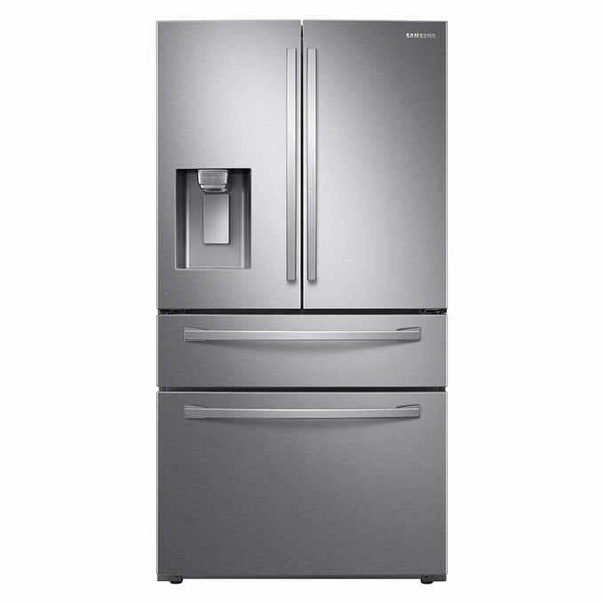 Samsung - 27.8 cu. ft. 4-Door French Door Smart Refrigerator with